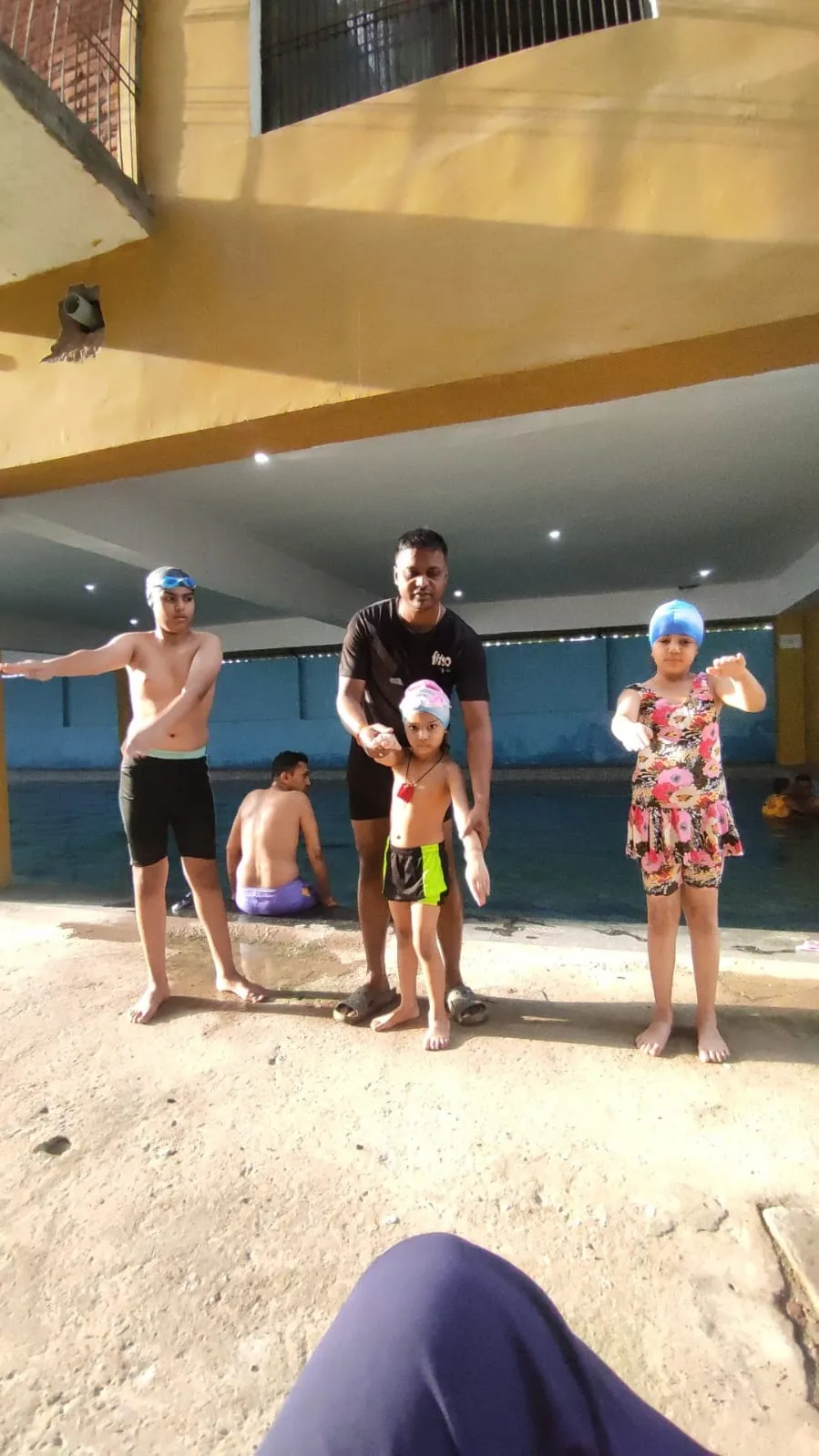 Satish Kumar - Best Swimming Coach in Varanasi teaching techniques